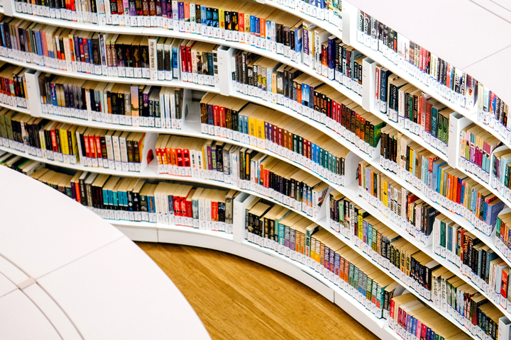 Iliustration with Library