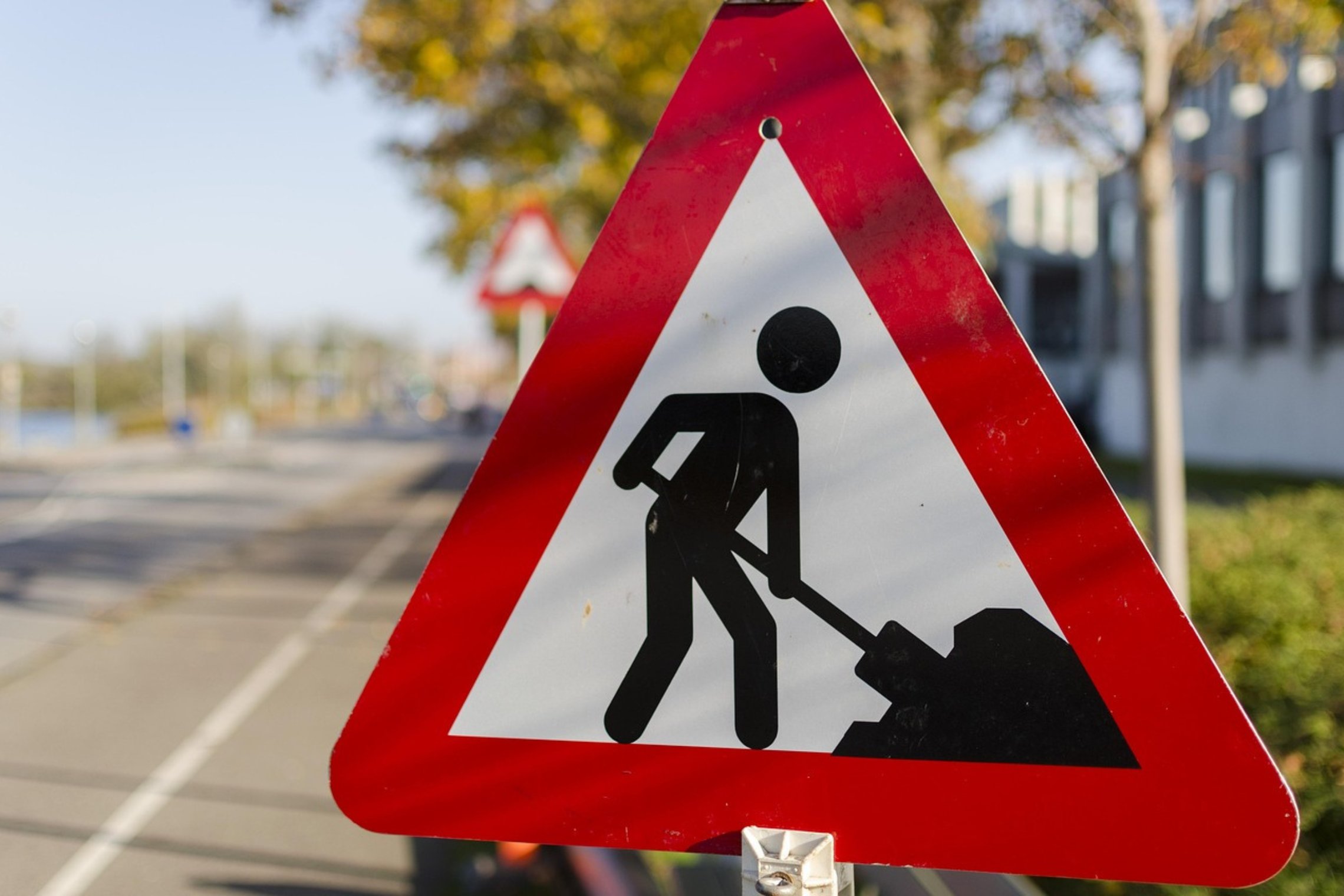 kelio darbai / roads work construction