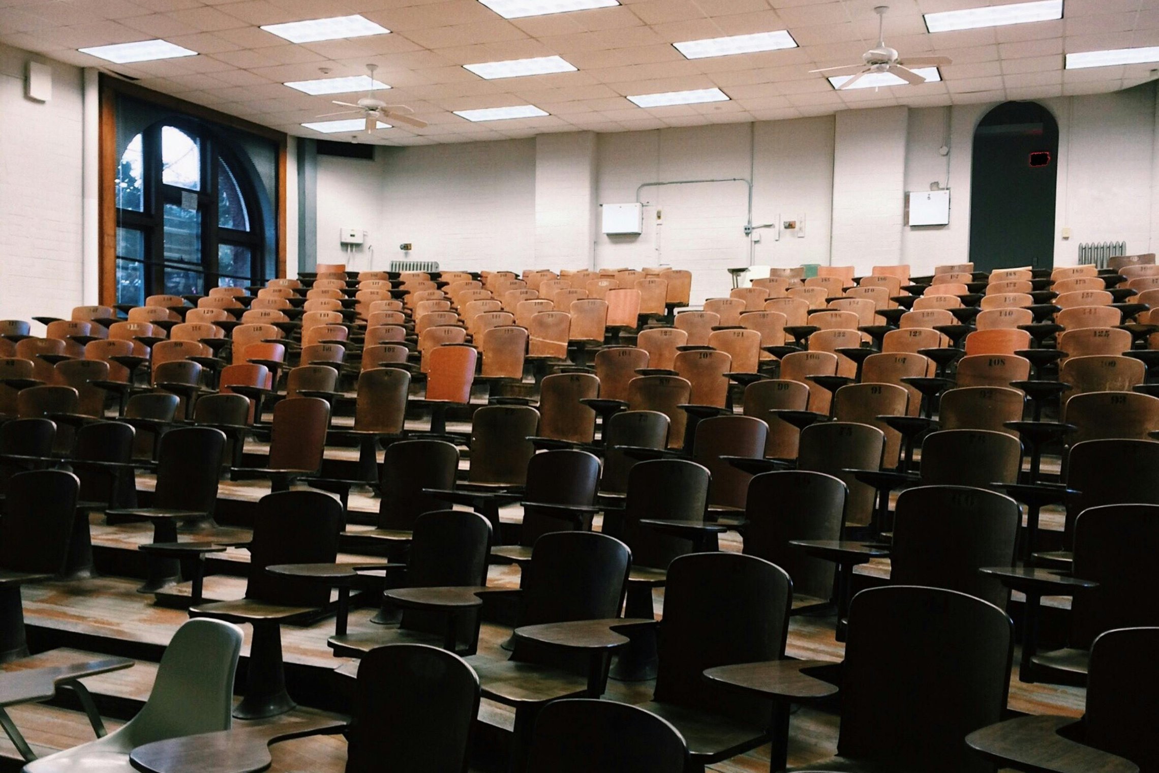 Auditorium of higher education institution
