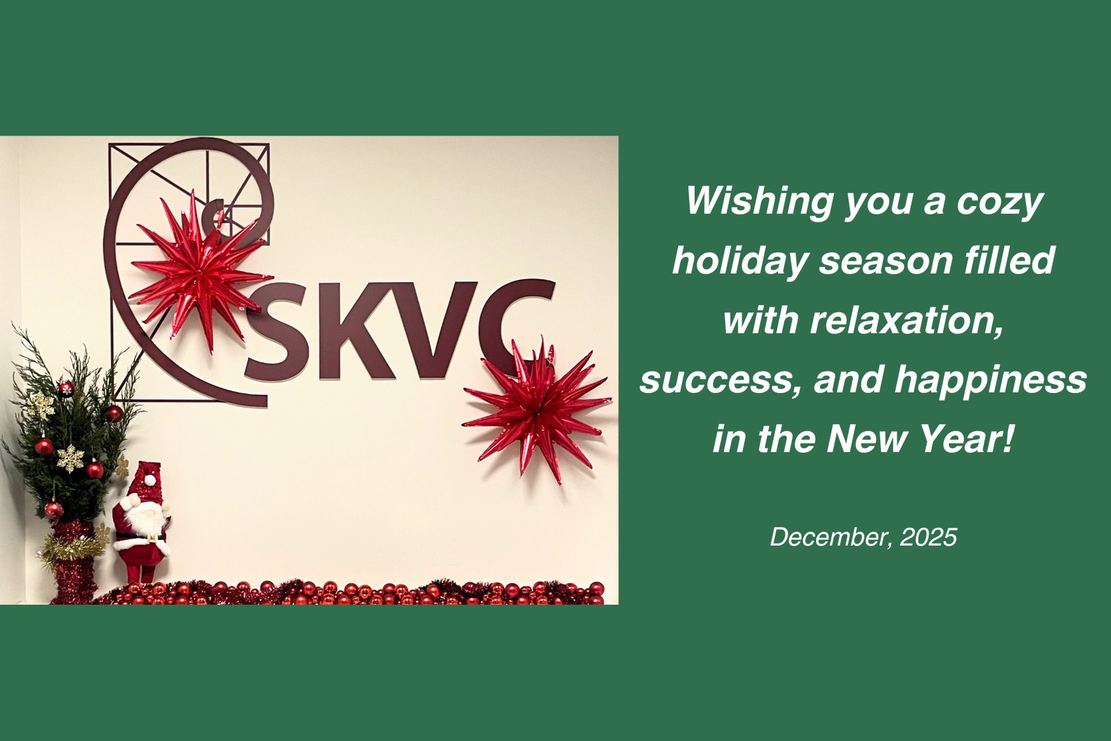 Postcard with Season's Greetings